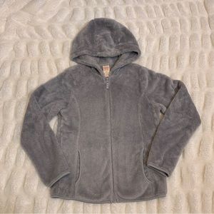 Faded Glory Girls Plush Fleece Hoodie - L (10/12)